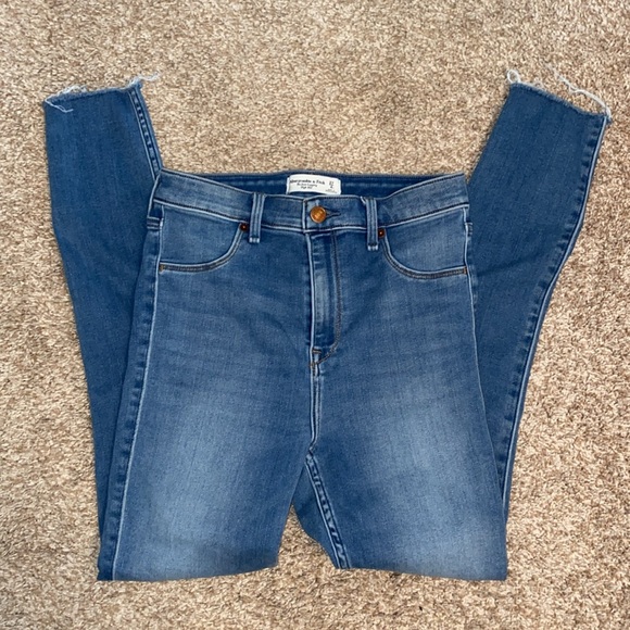 Abercrombie & Fitch Jean Leggings High Rise 27/4 regular length - Picture 2 of 4